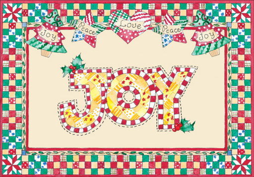 [C2765] S-Joy Quilt Holiday Card-C2765