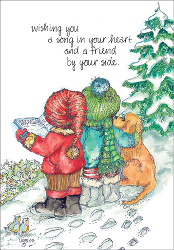 [C2755] Friend Christmas Card-C2755