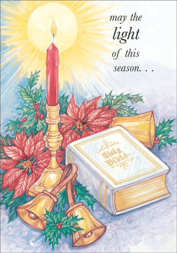 [CM705C] Candle Christmas Cards with Scripture-CM705C