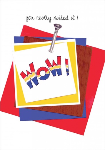 [CH457] Wow Congratulations Card-CH457