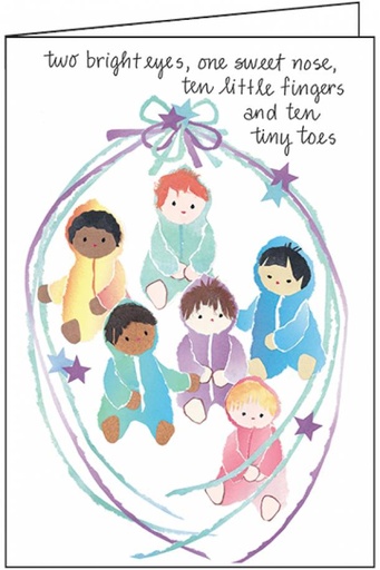 [BA613] Precious Babies Card-BA613