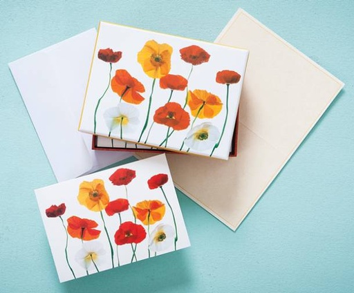 [FNC12112] Poppies Boxed Notes-FNC12112