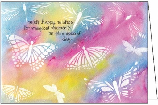 [BG116] Butterflies Birthday Card