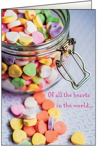 [V809] Candy Hearts Valentine-V809