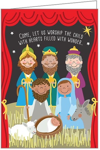 [C9703] Nativity Christmas Card, Box of Cards