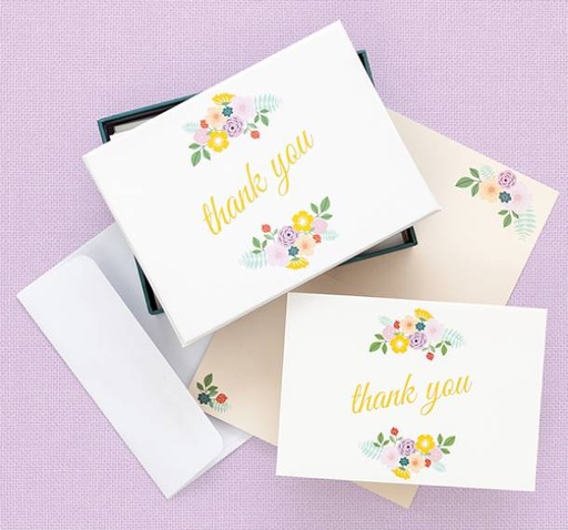 [floral-thank-you-boxed-note-cardsfnc90110] Floral Thank You Boxed Note Cards-FNC90110