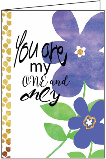 [one-and-only-anniversary-cardan403] One and Only Anniversary Card-AN403