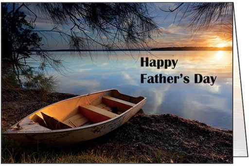 [F662] Rowboat Father's Day Card
