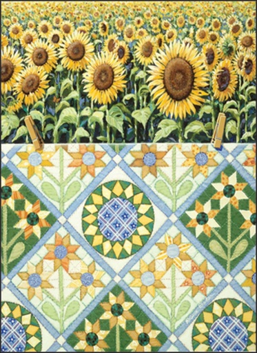 [RB59] N-Sunflowers Note Card-RB59