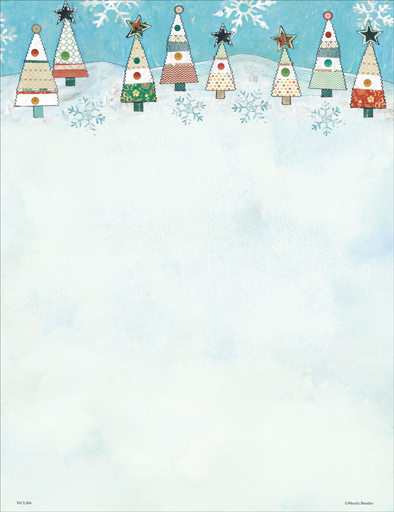[WCLS06] Christmas Trees Letter Paper