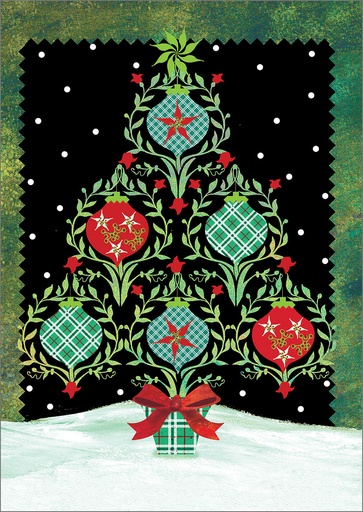 [C9705] 5X7 Christmas Tree Cards-C9705