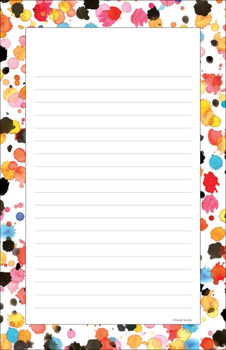 [LNP06] LNP06 - Paint Splashes Note Pad