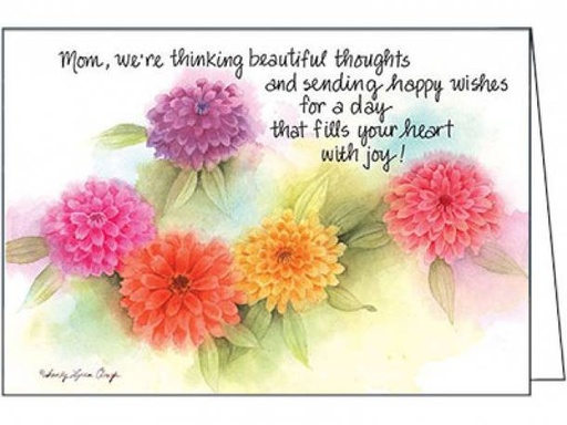 [M3631] Floral Mother's Day Card
