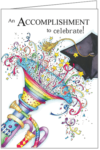 [G2453] Accomplishment Graduation Card