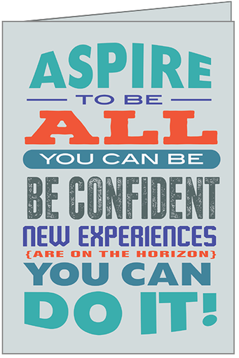 [G9477] Aspirational Graduation Card