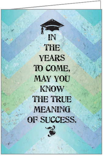 [G9478] Cap and Words Graduation Card