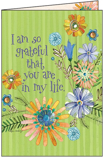 [GU452] Grateful Friend Blank Card