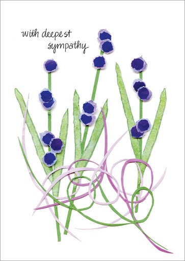 [S214C] S214C - Sympathy Card - with deepest sympathy