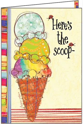 [BR101] Happy Birthday Card- Ice Cream
