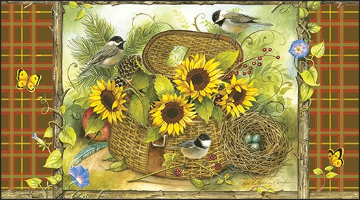 [SPP292] Sunflower Basket Pocket Planner