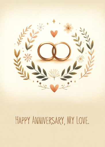 [A44694] A44694 - Anniversary Card¬†¬†