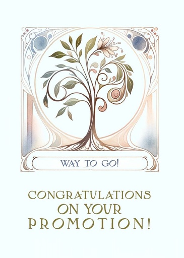 [C44695] C44695 - Congratulations On Your Promotion¬†¬†