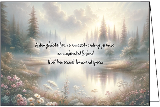 [S244672] S244672 - Daughter's Eternal Love Sympathy Card - Timeless Bond