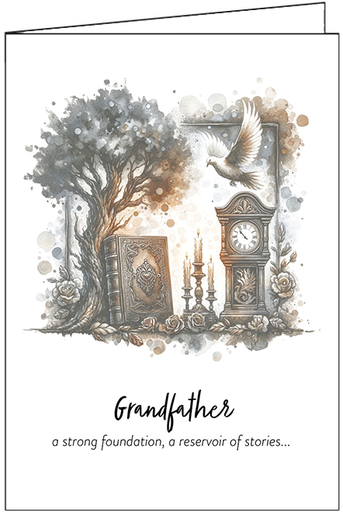 [S244673] S244673 - Grandfather Sympathy Card - A Reservoir of Stories