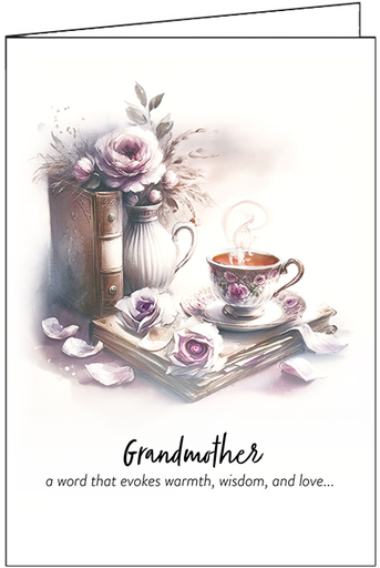 [S244674] S244674 - Grandmother Sympathy Card - Warmth, Wisdom, Love