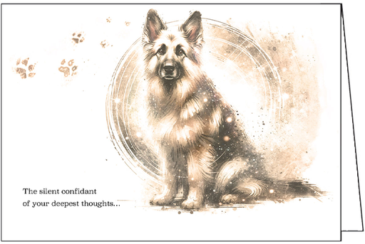[S244681] S244681 - The Confidant - Sympathy Card for Pet Loss