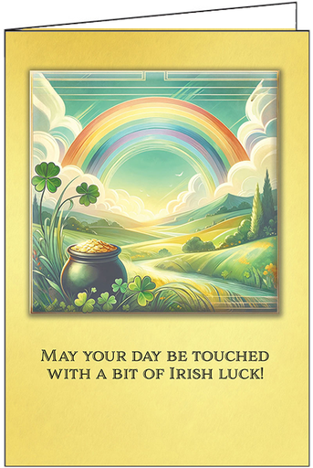 [SP844665] SP844665 - Golden Irish Luck St. Patrick's Day Card