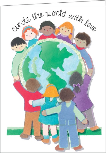 [BL153] 3.5 x 5 Circle the World Children