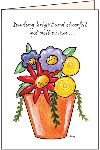 [GW7501] GW7501 - Cheerful Get Well card