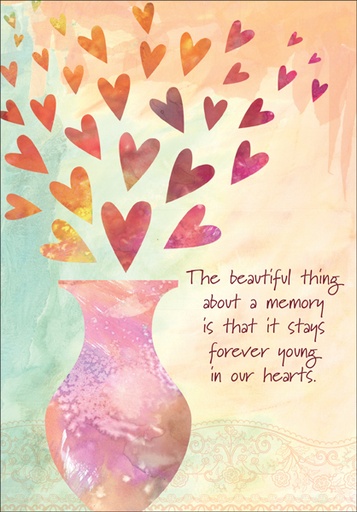 [B9187H] B9187H - Memories Hospice Birthday Cards