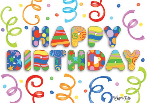 [BU123V] BU123V - Volunteer Birthday Cards