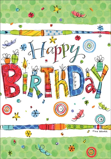 [BU144] BU144 - Gifts Birthday Card