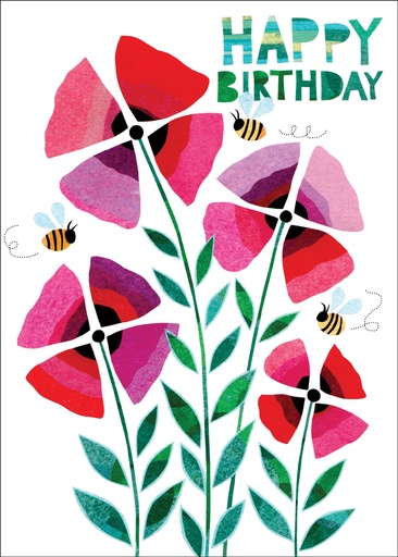 [B5117] B5117 -  Birthday - Honey Bee