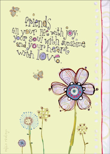 [FR437] FR437 - Joyful Friendship Card