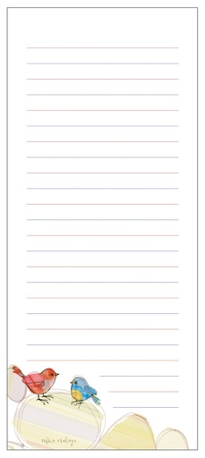 [LP32] LP32 - 3.75 x 8.75 List Pad