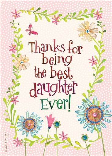 [BR135C] BR135C - Birthday to Daughter with Scripture verse
